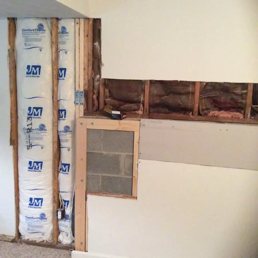 Wall insulation replacement during Contents Cleaning & Restoration in Cape Girardeau